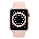 Apple Watch Series 6 44mm Gold Aluminium Case with Pink Sand Sport Band - Regular