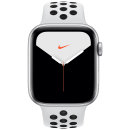 Apple Watch Nike 40mm Silver Aluminium Case with Pure Platinum/Black Nike Sport Band - Regular